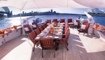 Cosmos Flybridge dinning